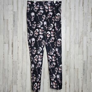 Suitmeister Halloween Goth Skelton Pants M L 34 36 Horror